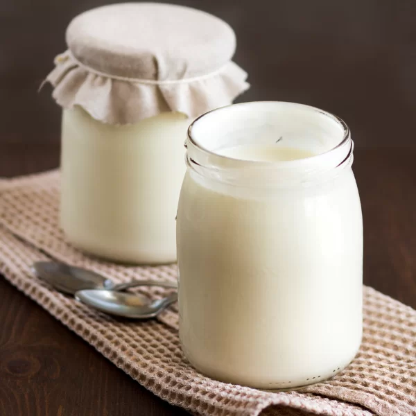 Yaourt aux abricots 500 ml (75gr de compote de fruits + yaourt nature sans sucre ajouté)